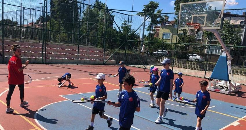 Beykoz Belediyesi’nin ilçedeki çocuklara spor ve enerji dolu bir yaz