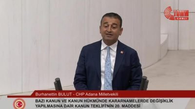 CHP Adana Milletvekili Burhanettin Bulut, TBMM Genel Kurulu'nda; "Kredi kartının