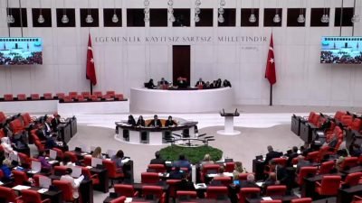 CHP Grup Başkanvekili Murat Emir, TBMM Genel Kurulu’nda Cumhurbaşkanı Erdoğan’a