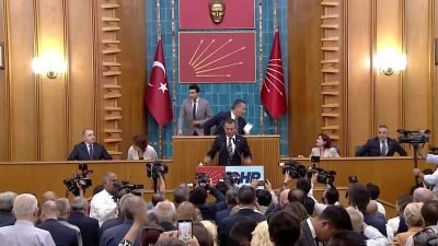 CHP Genel Başkanı Özgür Özel, partisinin grup toplantısında CHP'nin 24