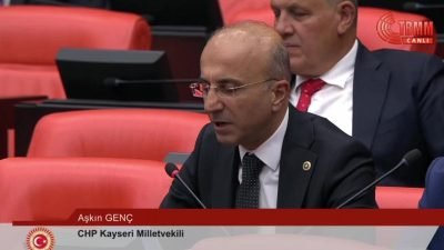 CHP Kayseri Milletvekili Aşkın Genç, TBMM Genel Kurulu’nda, Hayvanları Koruma