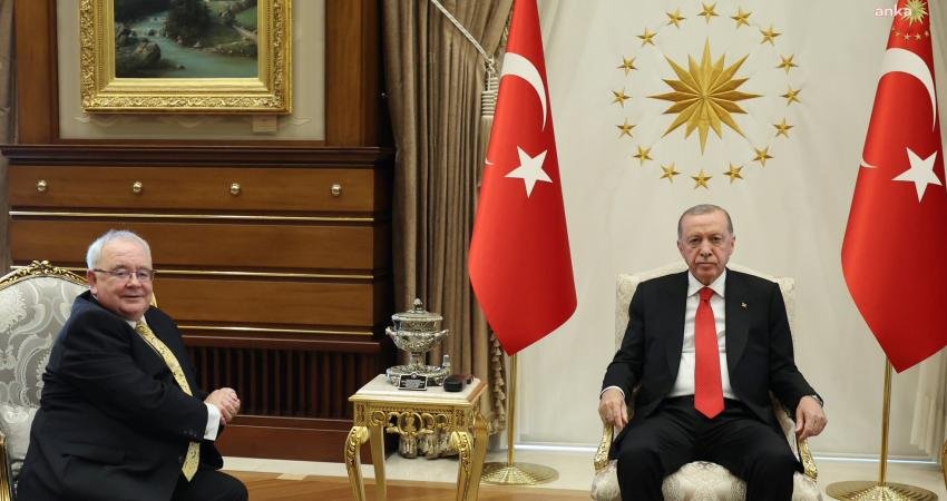 Cumhurbaşkanı Recep Tayyip Erdoğan, İrlanda Meclis Başkanı Sean O Fearghail’i