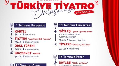Efes Selçuk Belediyesi, 17. Uluslararası Türkiye Tiyatro Buluşması'na ev sahipliği