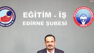 Eğitim-İş Edirne Şubesi Başkanı Nedim Zobar, Trakya Üniversitesi’nde likayat ilkesine