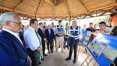 İstanbul Büyükşehir Belediye Başkanı Ekrem İmamoğlu, Çekmeköy’de incelemelerde bulundu. Çekmeköy