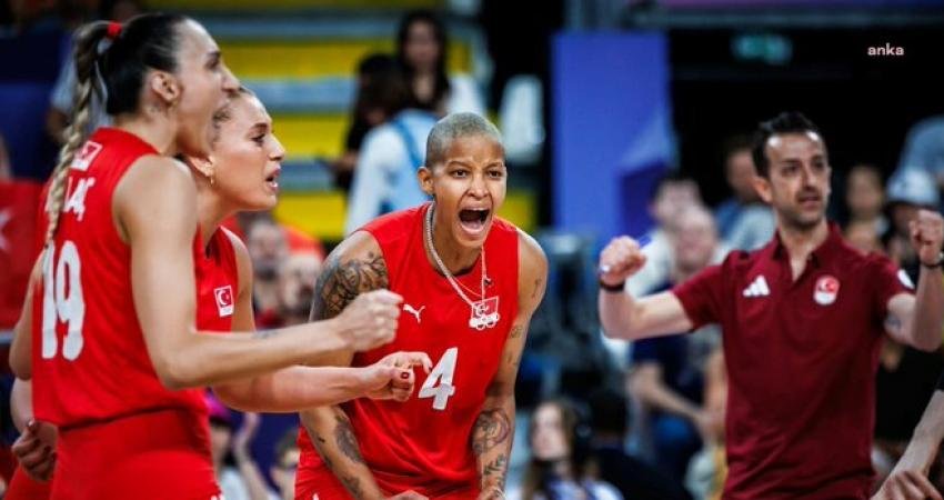 A Milli Kadın Voleybol Takımı, 2024 Olimpiyat Oyunları'nda çıktığı ilk