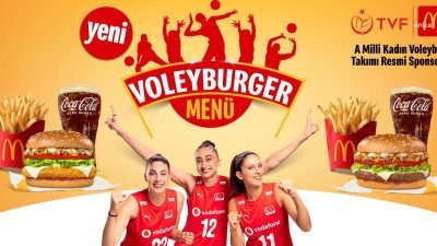 Filenin Sultanları’nın tercihleriyle özel olarak hazırlanan “Voleyburger” menüyü tüm Türkiye’de