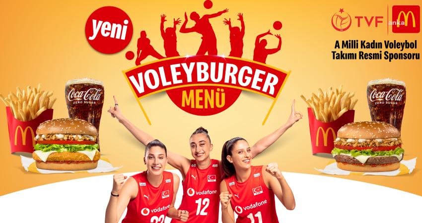 Filenin Sultanları’nın tercihleriyle özel olarak hazırlanan “Voleyburger” menüyü tüm Türkiye’de