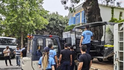 Adalar Belediyesi Zabıta Müdürlüğü ekipleri, Adalar'da yayalaştırılan alanlara giren akülü
