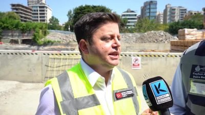 Kadıköy Belediye Başkanı Mesut Kösedağı, Göztepe 60. Yıl Parkı Metro