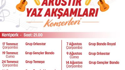 Manisa Büyükşehir Belediyesi, yaz akşamlarına renk katmak ve kent sakinlerini
