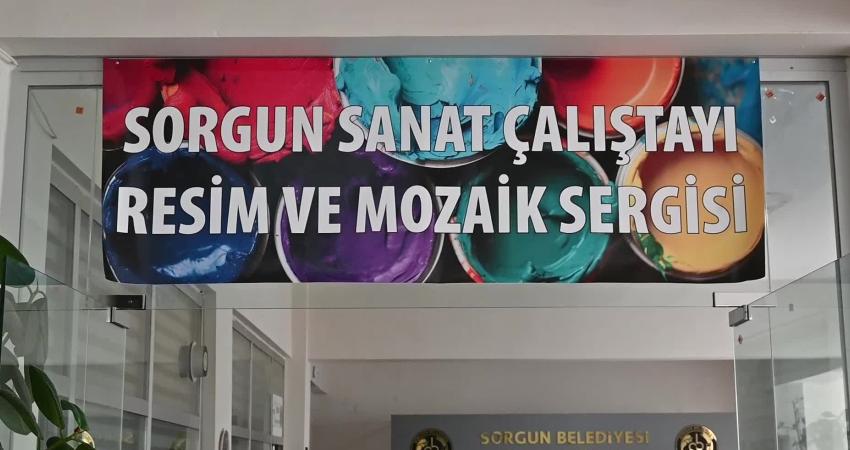 Yozgat’ın Sorgun ilçesinde bu yıl ikincisi gerçekleştirilen 'Sanat Çalıştayı' kapsamında