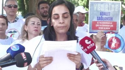 Sağlık emekçileri, İzmir’de AKP’nin yeni vergi paketi ile Hazine ve