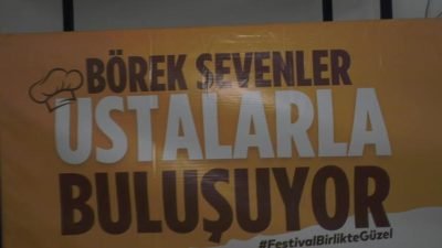 Silivri Belediyesi tarafından bu yıl 14'üncüsü gerçekleştirilen Ortaköy Börek Festivali