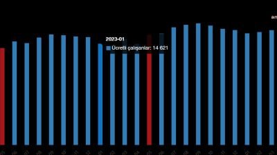 TÜİK verilerine göre sanayi, inşaat ve ticaret-hizmet sektörleri toplamında ücretli