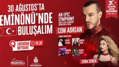 İBB, 30 Ağustos Zafer Bayramı’nda İstanbul’un pek çok semtinde bayramın
