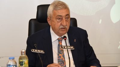 TESK Genel Başkanı Bendevi Palandöken, 6 Şubat 2023 yılında Kahramanmaraş