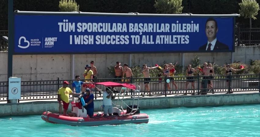 Balıkesir Büyükşehir Belediyesi ve Türkiye Triatlon Federasyonu iş birliğinde düzenlenen