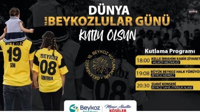 Beykoz Belediyesi'nin ev sahipliğinde düzenlenecek Dünya Beykozlular Günü için geri