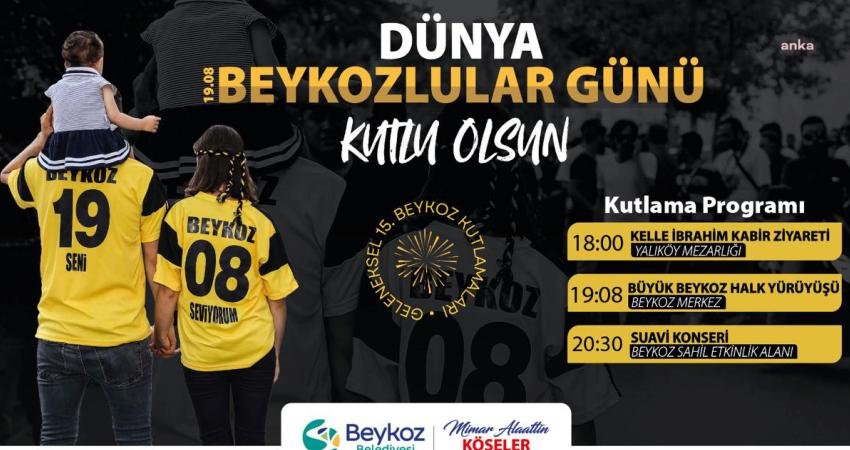 Beykoz Belediyesi'nin ev sahipliğinde düzenlenecek Dünya Beykozlular Günü için geri