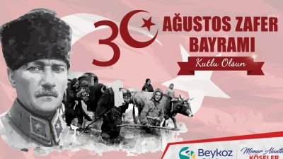 Beykoz Belediyesi, 30 Ağustos Zafer Bayramı'nı etkinliklerle kutlamaya hazırlanıyor. Etkinlikler