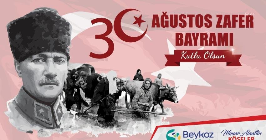 Beykoz Belediyesi, 30 Ağustos Zafer Bayramı'nı etkinliklerle kutlamaya hazırlanıyor. Etkinlikler