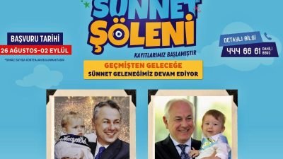 Beykoz Belediyesi'nin toplu sünnet kayıtları başladı. Kayıtlar, 2 Eylül'e kadar