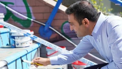 Beyoğlu Belediyesi, Cihangir’de Salı Pazarı Yokuşu olarak bilinen merdivenlere Filistin