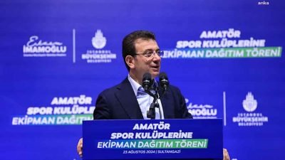 İstanbul Büyükşehir Belediyesi (İBB) Başkanı Ekrem İmamoğlu, 20 branşta faaliyet