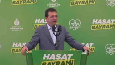 İstanbul Büyükşehir Belediye (İBB) Başkanı Ekrem İmamoğlu, Çatalca’da düzenlenen ‘Hasat