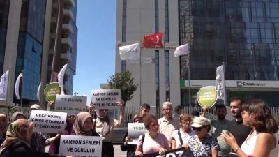 İstanbul Sultangazi Cebeci Mahallesi'ndeki maden sahası büyütme projesi nedeniyle evlerinin