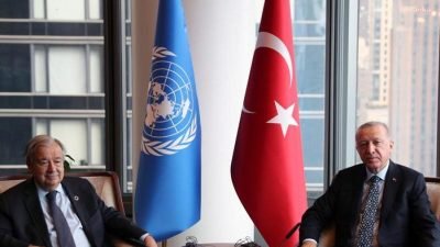 Cumhurbaşkanı Recep Tayyip Erdoğan, BM Genel Sekreteri Antonio Guterres'in, "Bir
