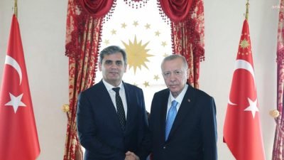 Cumhurbaşkanı Recep Tayyip Erdoğan, Cumhurbaşkanlığı Dolmabahçe Ofisi’nde Karadağ Başbakan Yardımcısı