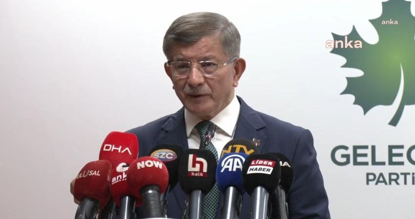 Gelecek Partisi Genel Başkanı Ahmet Davutoğlu, Cumhurbaşkanı Recep Tayyip Erdoğan’a
