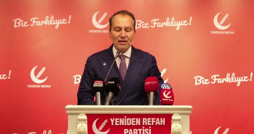 Yeniden Refah Partisi Genel Başkanı Fatih Erbakan, "İktidar, 31 Mart seçimlerinde