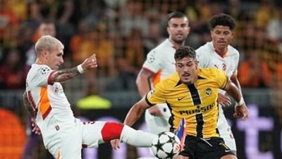 UEFA Şampiyonlar ligi Play-Off turu ilk maçında İsviçre'nin Young Boys