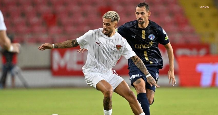 Trendyol Süper Lig'de heyecan sürüyor. 2. hafta maçında Hatayspor, sahasında