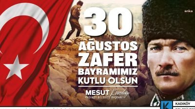 Kadıköy Belediyesi, 30 Ağustos Zafer Bayramı'nı düzenleyeceği etkinliklerle kutlayacak. Etkinlikler