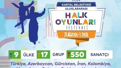 Kartal Belediyesi, 9 ülkeden 17 halk oyunu grubunun katılacağı 3.