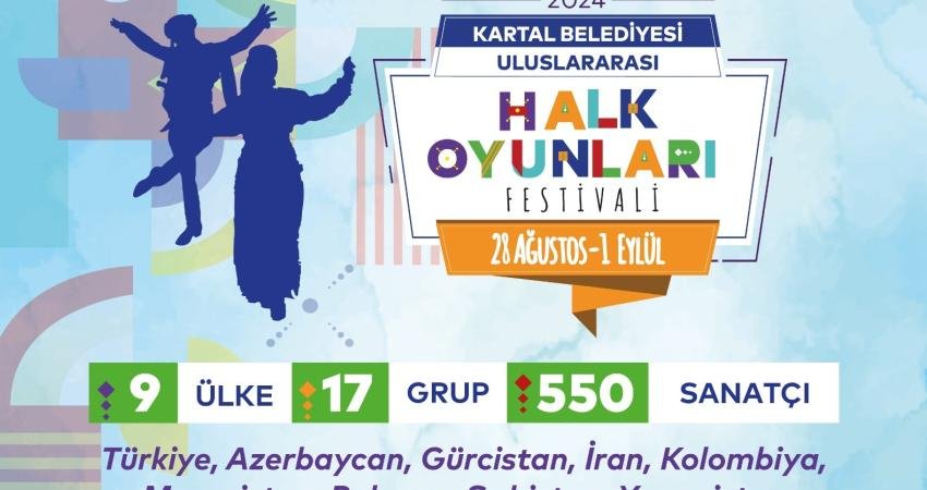 Kartal Belediyesi, 9 ülkeden 17 halk oyunu grubunun katılacağı 3.