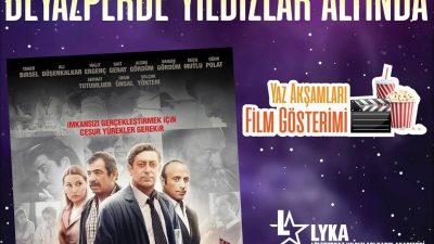 Lüleburgaz Belediyesi’nin düzenlediği 'Beyaz Perde Yıldızlar Altında' film gösterimleri başlıyor.