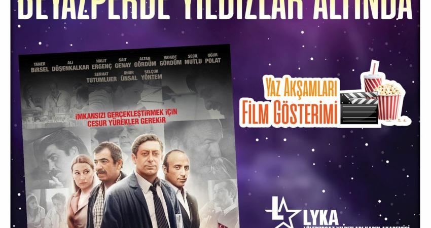 Lüleburgaz Belediyesi’nin düzenlediği 'Beyaz Perde Yıldızlar Altında' film gösterimleri başlıyor.