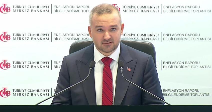 Türkiye Cumhuriyet Merkez Bankası Başkanı Fatih Karahan, 3.Enflasyon Raporu'nu açıkladığı