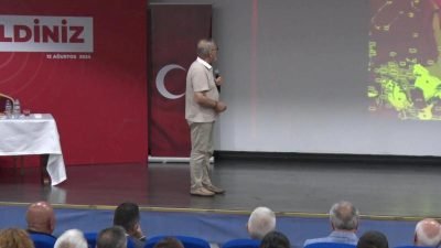 Çekmeköy'de, Jeolog ve Deprem Bilimci Prof. Dr. Naci Görür’ün katılımıyla,