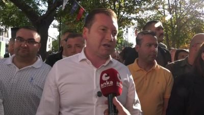 Silivri, Değirmenköy’de düzenlenen Domates Festivaline katılan Silivri Belediye Başkanı Bora