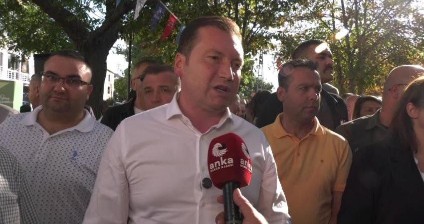 Silivri, Değirmenköy’de düzenlenen Domates Festivaline katılan Silivri Belediye Başkanı Bora