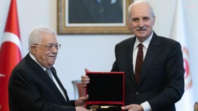 TBMM Başkanı Numan Kurutulmuş, TBMM Genel Kurulu’na hitap etmek için
