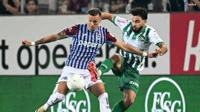 Trabzonspor, UEFA Konferans Ligi Play-Off turu ilk maçında İsviçre ekibi