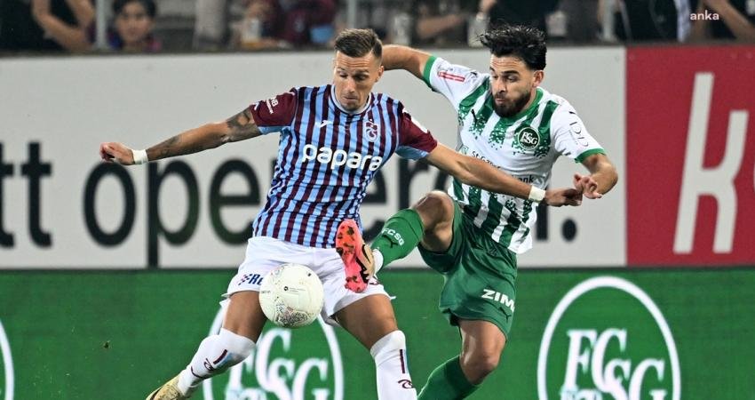 Trabzonspor, UEFA Konferans Ligi Play-Off turu ilk maçında İsviçre ekibi