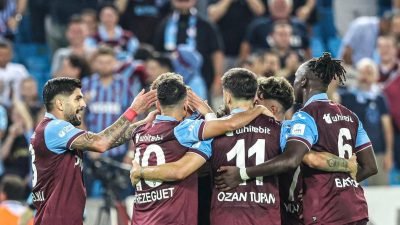 Trabzonspor, UEFA Avrupa Ligi 2. eleme turu rövanş maçında taraftarı